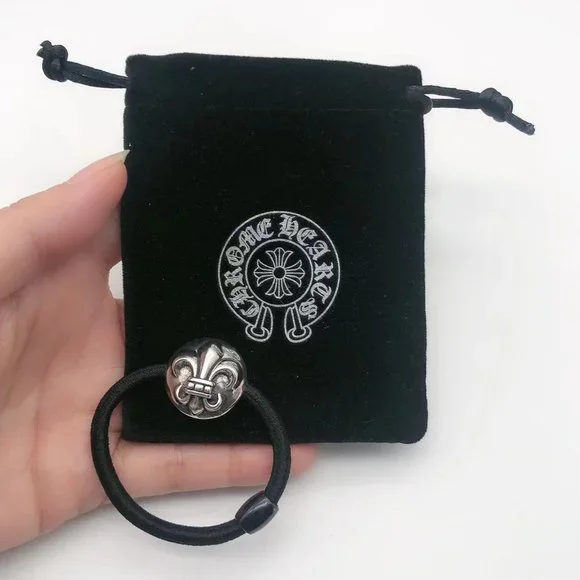 Chrome Hearts Cross Anchor Scout Flower Rubber Band 925  display picture 2